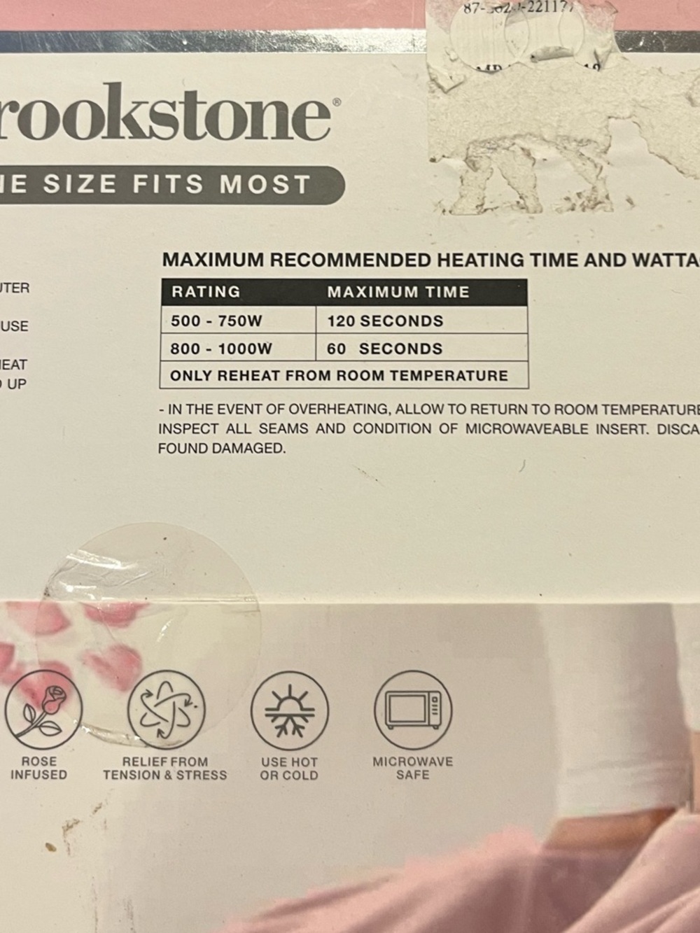 Brookstone Pink Thera-Spa Warming Slippers NIB - Picture 5 of 8